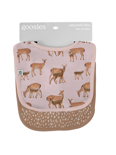 Does & Fawns Print Bib Set