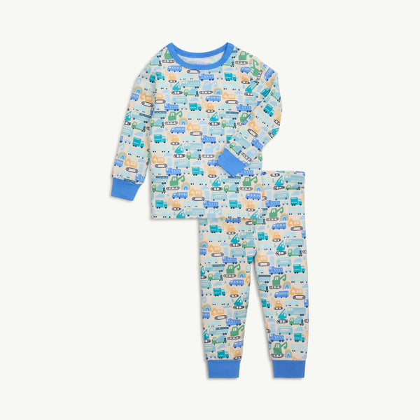 As truck would have it  magnetic pajama toddler long sleeve set