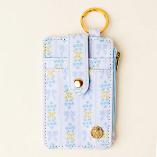 Keychain Wallet-Oh So Fancy Blue