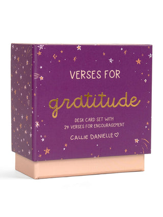 Verses for Gratitude Desk Card Set