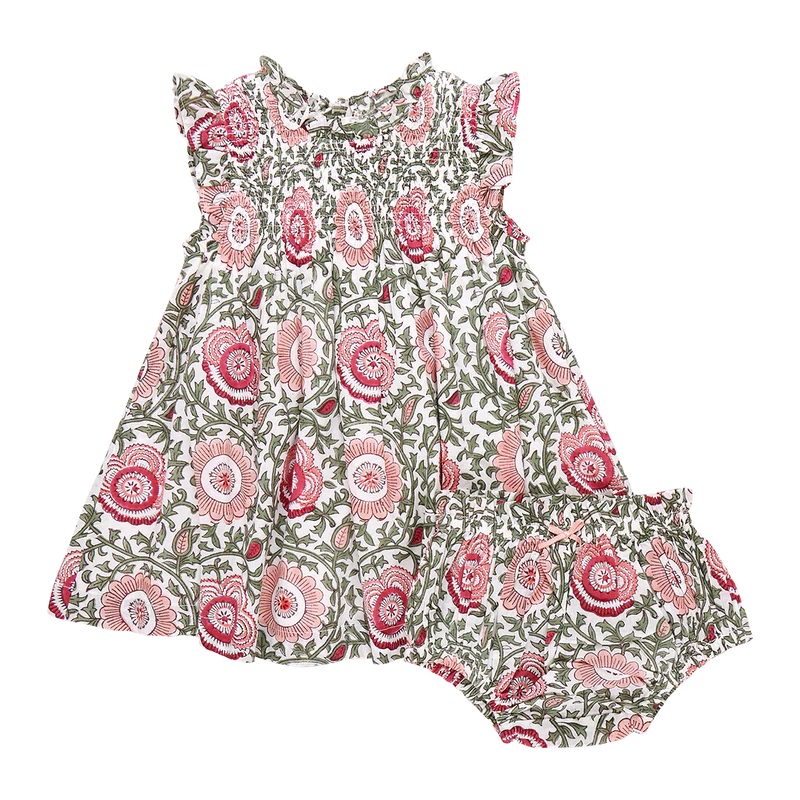 Stevie Pink Lisbon Floral Dress Set