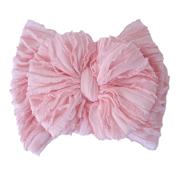 Ruffled Headband Mini- Ballet
