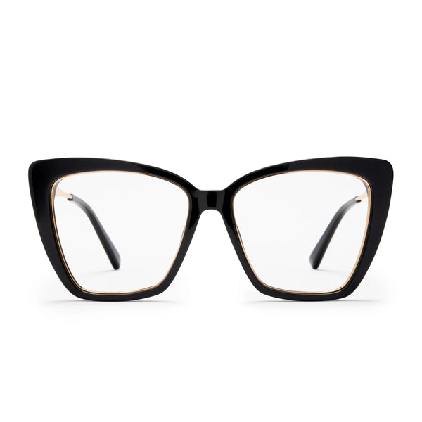Becky IV Blue Light Readers in Black
