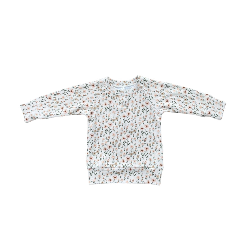 Raglan Sweatshirt in Daisy Field