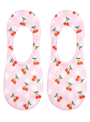 Cherry Liner Socks