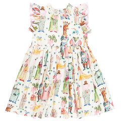 Girls Leila Dress- Circus Animals