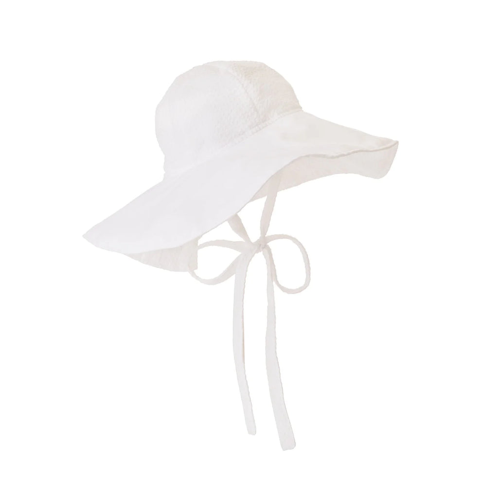 Cissy Sun Hat- Worth Avenue White
