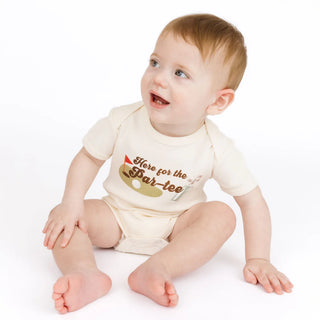 Here For the Par-Tee Golf Cotton Onesie