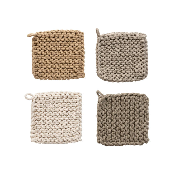 Cotton Crochet Pot Holders