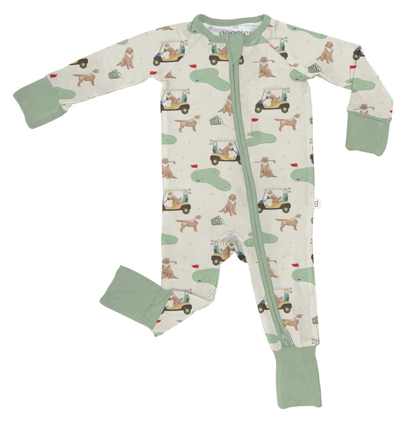Barks & Birdies Convertible LS Zip Pajamas