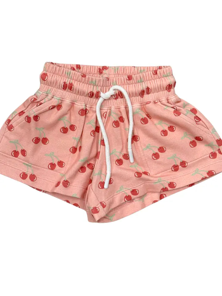 Cherries Terry Sweat Shorts