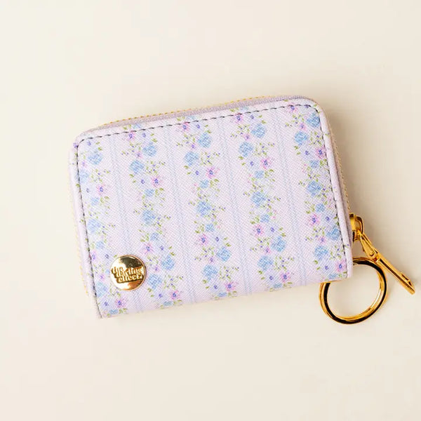 Zip Around Wallet-Petal Parade Blue