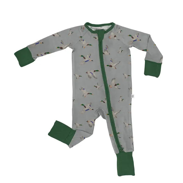 Mallards Long Sleeve Zip Pj