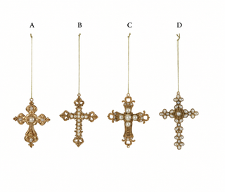 Pewter Cross Ornament (4 Styles)