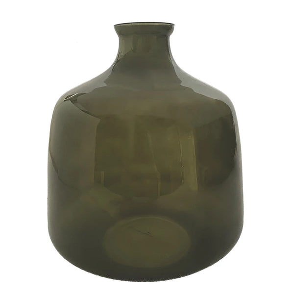 Glass Vase, Green