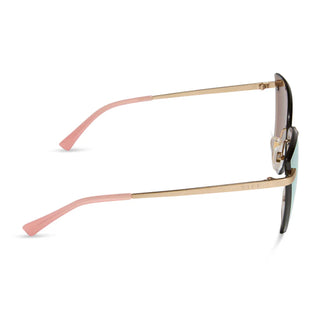 Becky V Brushed Gold + Cherry Blossom Mirror
