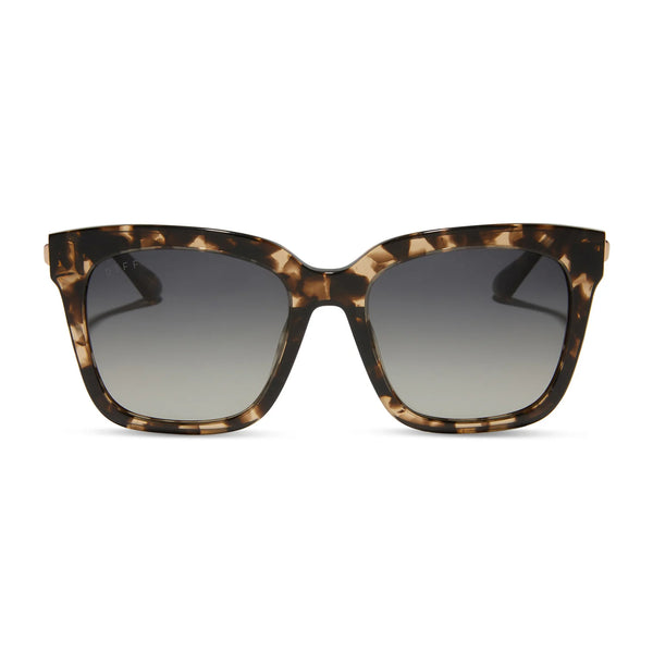 BELLA - ESPRESSO TORTOISE + GREY GRADIENT LENS + POLARIZED