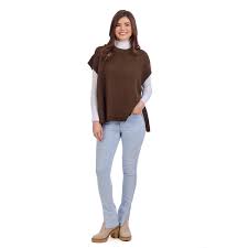 Tye Sweater Vest in Brown