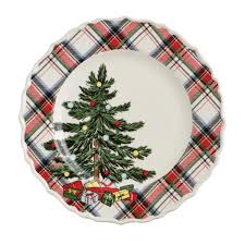 Tree Christmas Icon Salad Plate