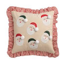 Santa Christmas Sequin Pillow