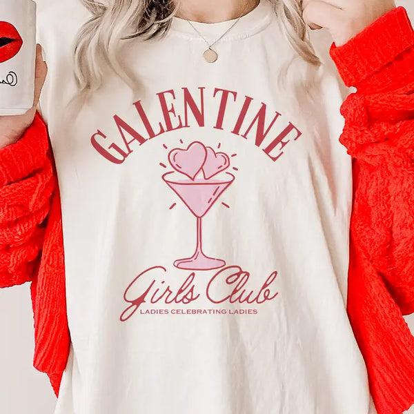 Galentine Girl's Club Tee