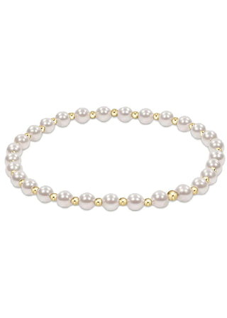 Classic Grateful Pattern 4mm Bead Bracelet- 4mm