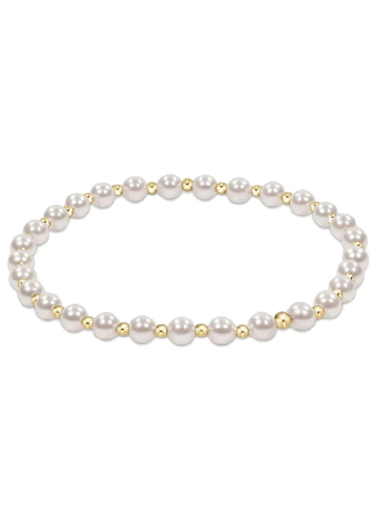 Classic Grateful Pattern 4mm Bead Bracelet- 4mm