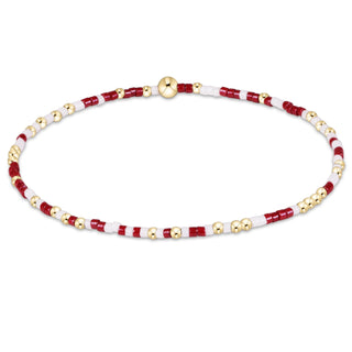 Gameday Hope Unwritten Bracelet - Maroon-White