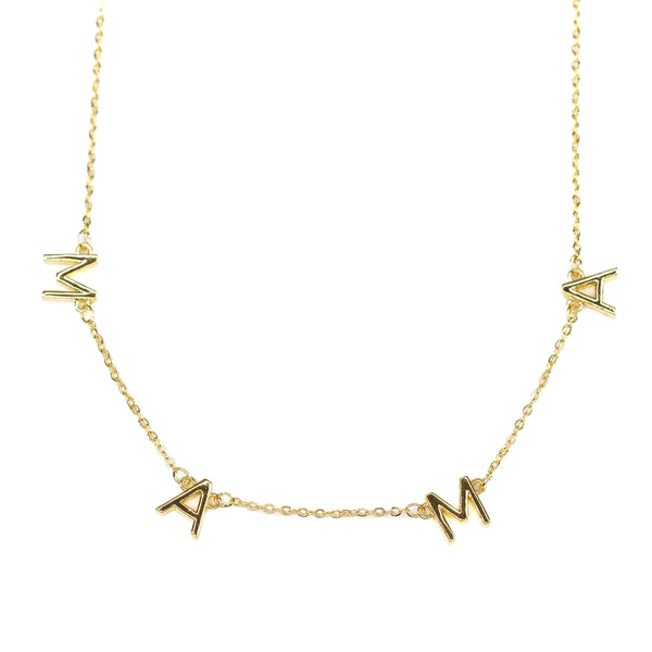 Mama Necklace in Gold