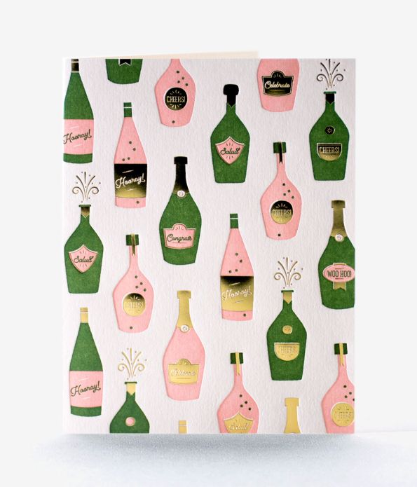 Champagne Card