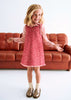 Pinafore Dress with Ruffled Collar