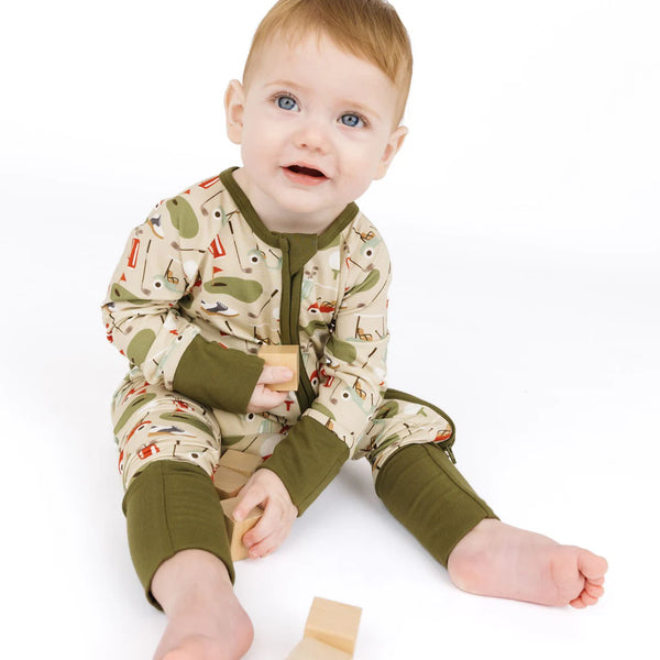 Tee Time Golf Bamboo Convertible Pajamas