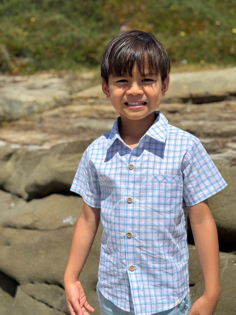 Pink/Blue Plaid Newport Shirt