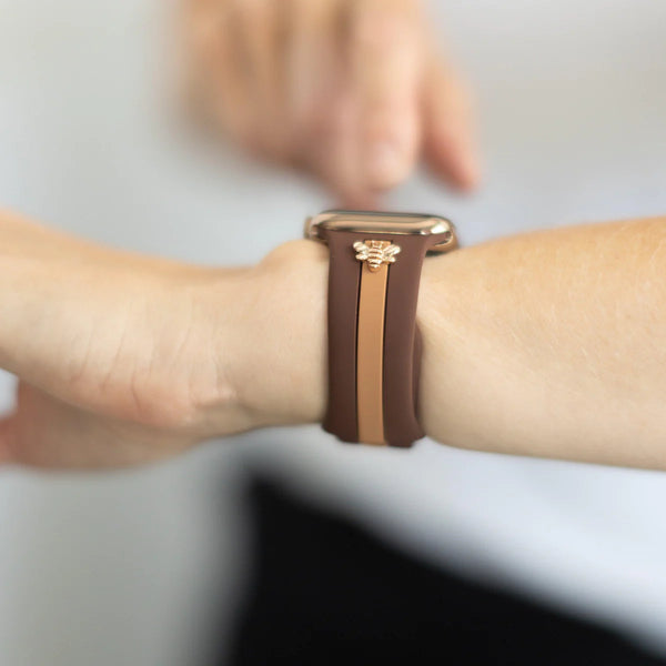 Honey Bee Me Cocoa & Carmel Watch band