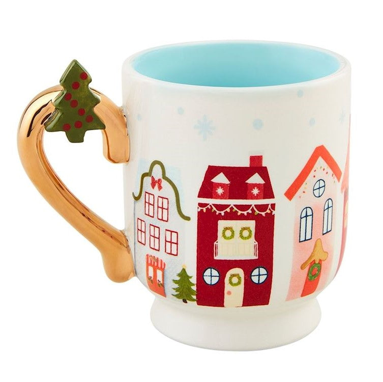 Houses Christmas Pedestal Mug