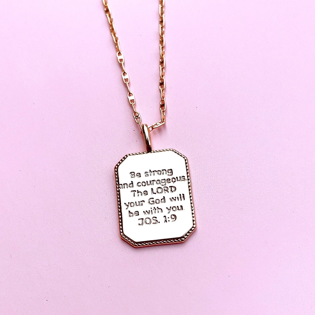 Joshua 1:9 Necklace