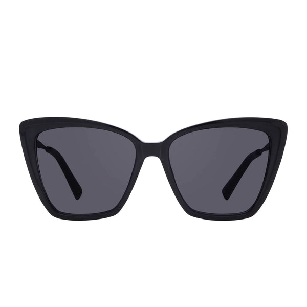 BECKY II - BLACK + DARK SMOKE POLARIZED
