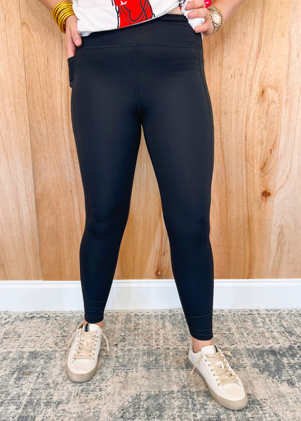 Good Form Rib 7/8 Legging Black