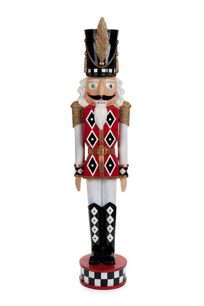 Extra Large Red and White Soldier Nutcracker