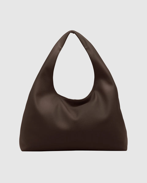 Monaco Shoulder Bag-Chocolate