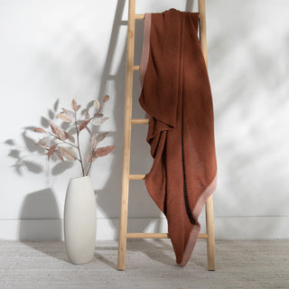 Lekha Rust Blanket