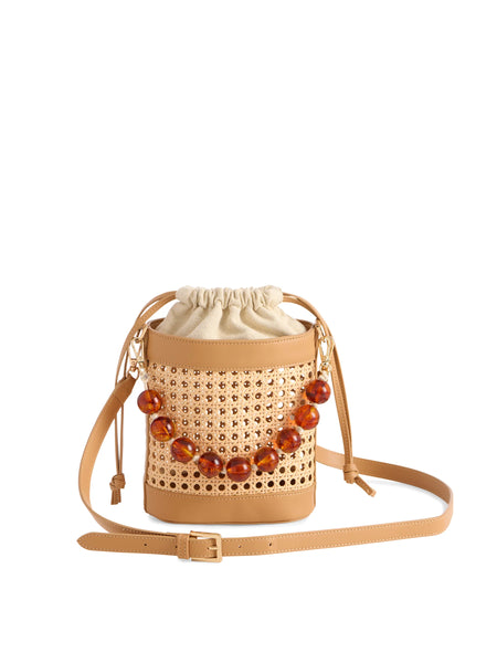 Lyra Bucket Bag in Tan