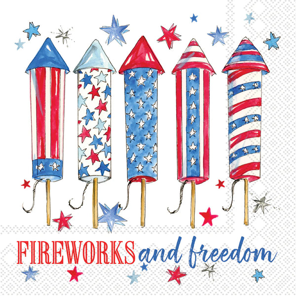 Fireworks & Freedom Cocktail Napkins