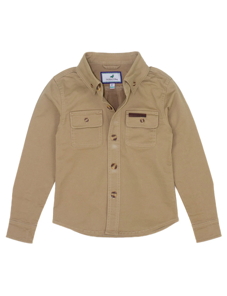 Boys Camel Harvest Workshirt