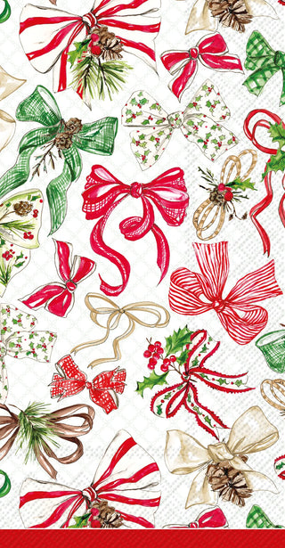 Guest Napkins Christmas Bows