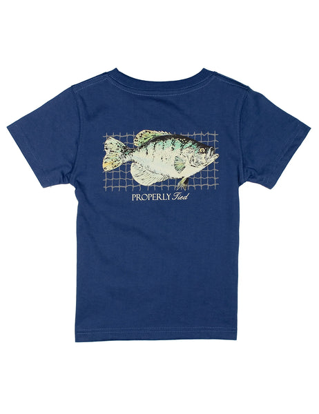 Baby Crappie Short Sleeve River Blue
