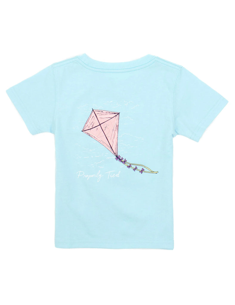 Kite SS Tee in Powder Blue