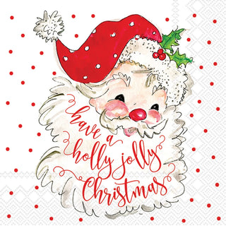 Cocktail Napkin Holly Jolly