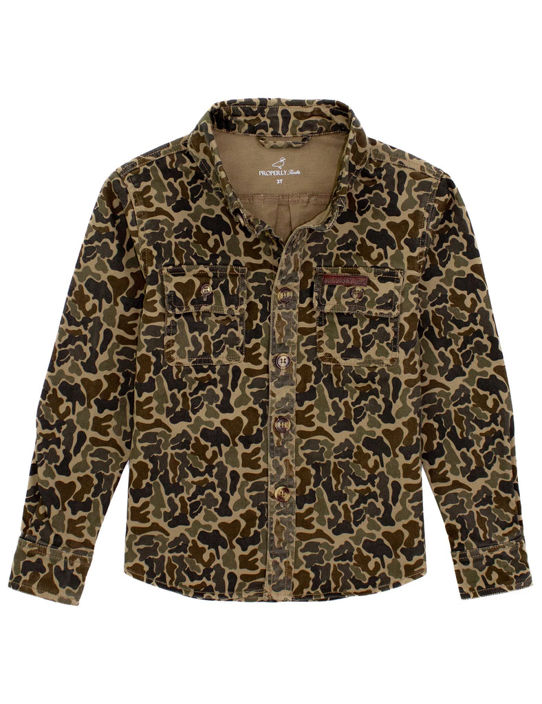 Harvest Workshirt in Vintage Camo