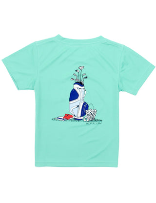 Golf Clubs S/S Performance Tee in Soft Green